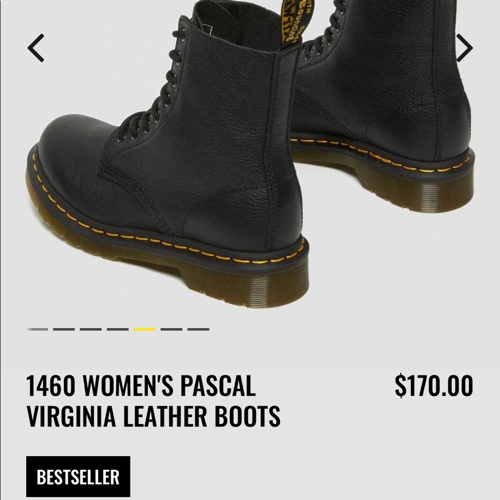 Doc Martins 1460 Women’s Pascal Virginia Leather Boots
